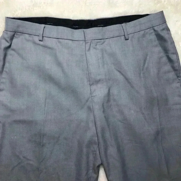 Calvin Klein Grey Dress Pants Size 36 - Picture 3 of 16